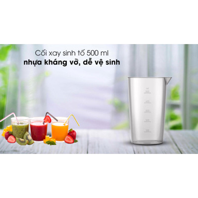 Máy xay sinh tố cầm tay Philips HR2537 (650W) - Hàng chính hãng