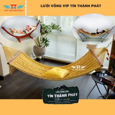 Lưới võng VIP đan thủ công Tín Thành Phát – Bền chắc, êm ái, thoáng khí, giúp thư giãn tối đa