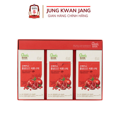 Nước Hồng Sâm Hàn Quốc Goodbase Tinh Chất Lựu Đỏ (10ml x 30 gói)