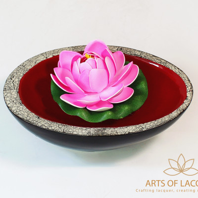 Bát Thả Hoa Hình Oval