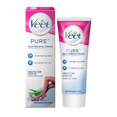 Kem Tẩy Lông Veet Pure Sensitive 100g
