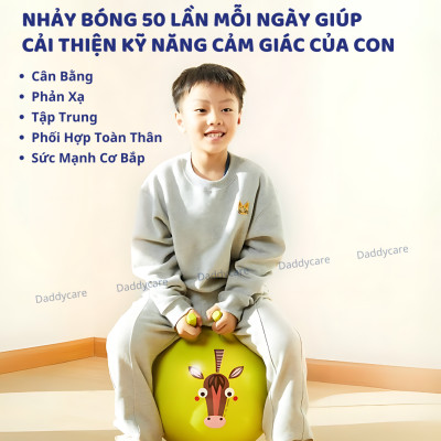Bóng hơi cho bé hình thú nhún Mideer Sensory Training Bounce Ball