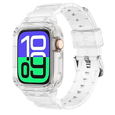 Ốp Case tích hợp dây đeo Gshock Style cho Apple Watch Series 10 Size 42mm / 46mm - Hàng Chính Hãng