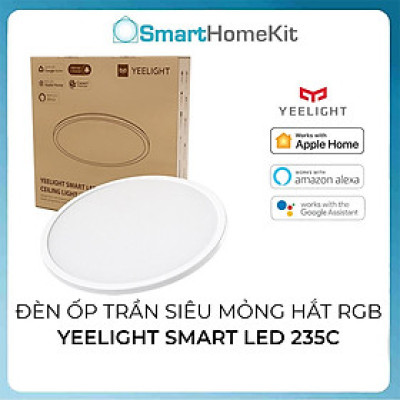 Đèn ốp trần Yeelight Smart LED Comet Ultra Slim Siêu mỏng hắt RGB Hỗ trợ HomeKit - Hàng Chính Hãng