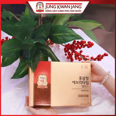 Nước Hồng Sâm Pha Sẵn KGC Jung Kwan Jang Everytime Balance 30 Gói