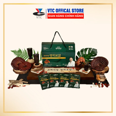 COMBO 2 Hộp Tinh Chất Hồng Sâm Nhung Hươu Hàn Quốc 6 Năm Tuổi - 60 gói x 70ml