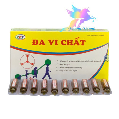 Siro Đa vi chất  (Hộp 20 ống) -Giúp bé ăn ngủ ngon, tăng hấp thu, phát triển chiều cao , trí tuệ