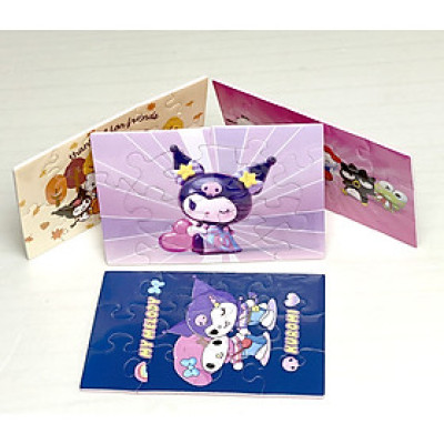 Xếp hình xốp A6 (4 in1) 12 mảnh -KUROMI