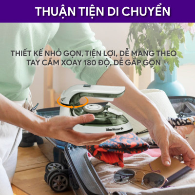 Bàn ủi hơi nước du lịch mini BlueStone SIB-3819 (1200W) - Hàng Chính Hãng