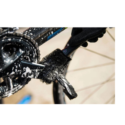 Bàn Chải 2 Nhánh Chùi Rửa Xe đạp, Xe máy và Ô tô Muc Off Two Prong Brush