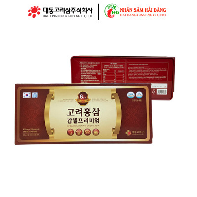 Viên Đạm Sâm Nhung Linh Chi Đông Trùng DAEDONG 120viên