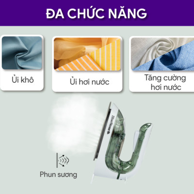 Bàn ủi hơi nước du lịch mini BlueStone SIB-3819 (1200W) - Hàng Chính Hãng