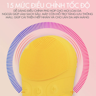 [ THANH LÝ NEW ] Máy rửa mặt KEMEI KM-1070 làm sạch da mặt, thúc đẩy hấp thụ dưỡng chất, tẩy trang hoàn hảo sử dụng được cho tất cả các loại da, nam nữ đều dùng được