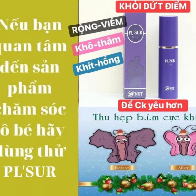 Gel chăm sóc cô bé cao cấp độc quyền PLSUR Chai 30ml
