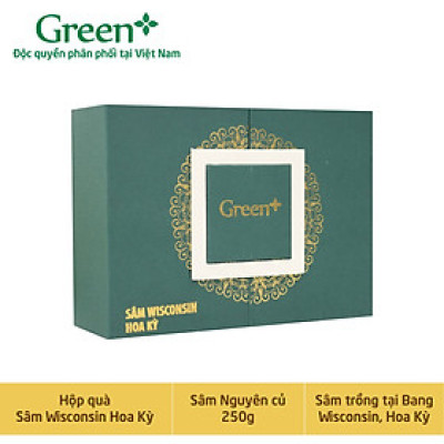 Nhân Sâm Wisconsin Hoa Kỳ - Nguyên củ - Hộp quà tặng