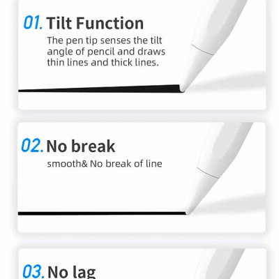 Bút cảm ứng WiWU Pencil Pro IV Cho iPad - hàng chính hãng