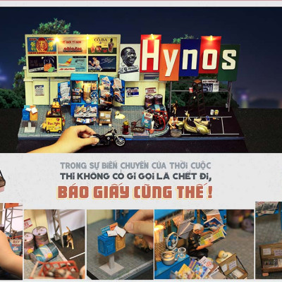 MÔ HÌNH TỰ LẮP RÁP DIY - SÀI GÒN XƯA - GP04