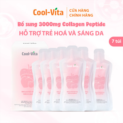 [Mua 4 tặng 1] Combo Enzyme Chiết Xuất Từ Trái Cây và Rau Củ Hỗ Trợ Tiêu Hoá, Thanh Lọc Cơ Thể & Collagen Uống Hỗ Trợ Trẻ Hóa Sáng Da Coolvita
