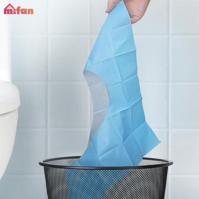 Miếng Giấy Lót Bồn Cầu Tự Phân Hủy MIFAN - 10 miếng/Túi - Chống Thấm Nước, Dính Chắc Chắn - Nhỏ Gọn, Vô Trùng, Sạch Sẽ