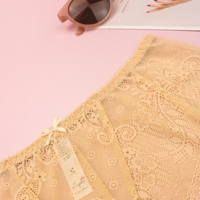 Quần Lót Nữ Lụa Cạp Cao Nâng Mông LUPERI LU3QL756 Co Giãn Thoáng Mát Kháng Khuẩn Khử Mùi Tốt