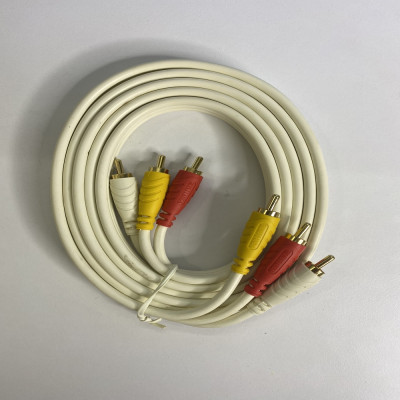 DÂY tín hiệu AV 6 ĐẦU 3 MÉT ĐỒNG NGUYÊN CHẤT HÀNG CHÍNH HÃNG