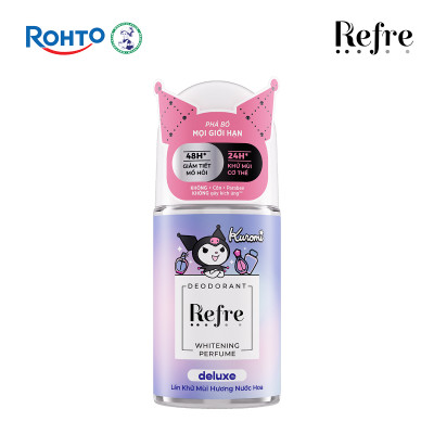 Lăn khử mùi Refre x Kuromi Natural Whitening Perfume 40ml