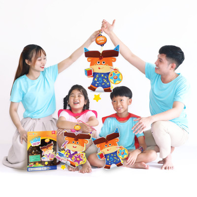 Lồng đèn trung thu Happy Kibu - Lồng đèn sáng tạo - Kibu thông minh logic