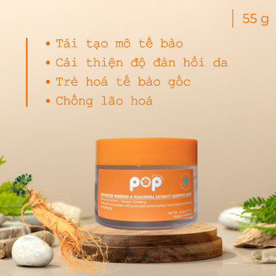 Mặt Nạ Ngủ Tinh Chất Nhau Thai Cừu Và Nhân Sâm POP