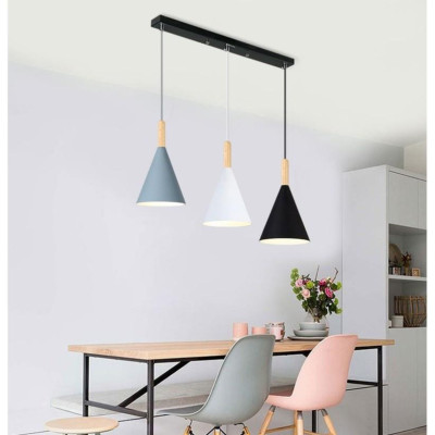 Đèn thả LUNAS kiểu dáng hiện đại trang trí nội thất cao cấp - kèm bóng LED chuyên dụng và đế ốp trần.