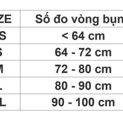 Áo vùng lưng hỗ trợ cột sống thắt lưng ORBE H1