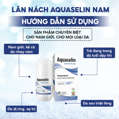 Lăn khử mùi dành cho nam Aquaselin 50ml