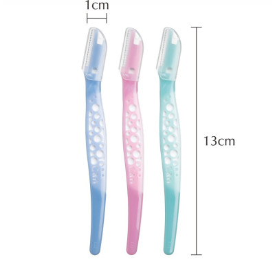 Dao Cạo Lông Mày Cán Nhựa Lưỡi Dao Thép Không Gỉ Kai For Women 17827