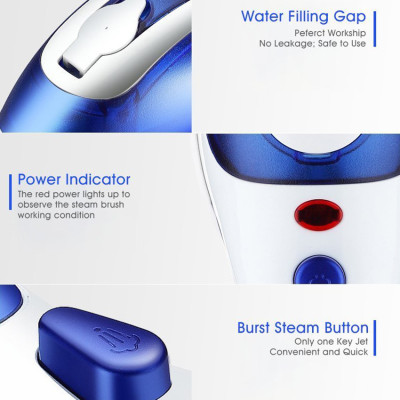 Bàn Ủi Hơi Nước Perfect JK-9815 (800W) - Trắng Xanh - Hàng chính hãng