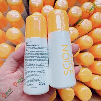 Lăn Khử Mùi SCION Brightening Roll-on 75ml Nhập Thailand- Ngăn Mùi Hôi Nách - Không Làm Ố Áo - Làm Sáng Da Dưới Cánh Tay