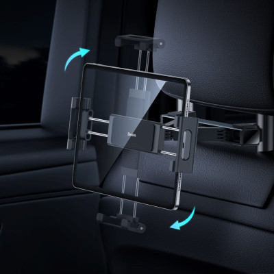 Giá kẹp Baseus JoyRide Pro Series Car Backseat Mount Smartphone/Ipad/Tablet dùng gắn lưng ghế sau ô tô SUTQ- Hàng chính hãng