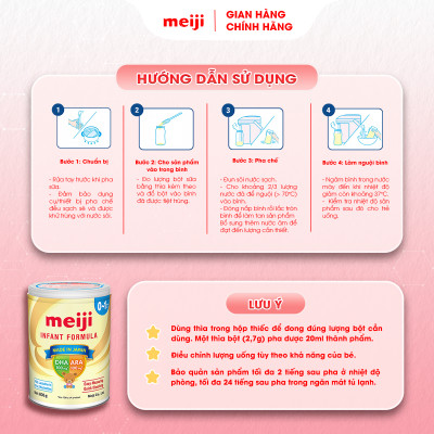 Sản Phẩm Dinh Dưỡng Công Thức Meiji Infant Formula - Nhập khẩu chính hãng (800g)