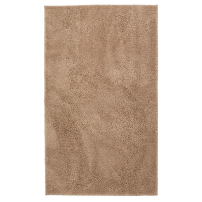 Thảm phòng tắm JYSK Karlstad polyester màu be 70x120cm