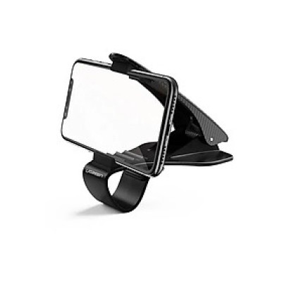 Giá đỡ điện thoại trên ô tô chất liệu plastic Màu Đen Ugreen 136OL60328LP Hàng chính hãng