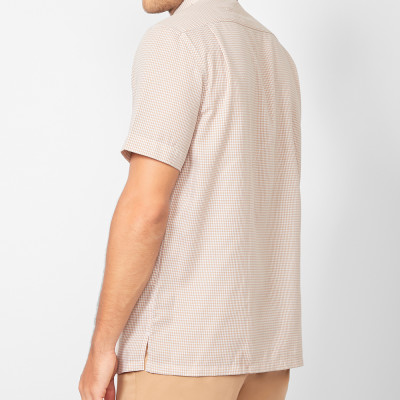 ÁO SƠ MI TAY NGẮN LINEN-V46-014581-BR2