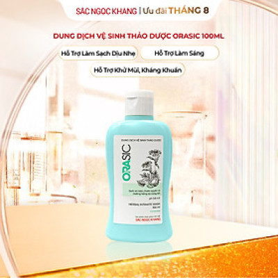 Dung dịch vệ sinh Orasic (100ml) kháng khuẩn thiên nhiên