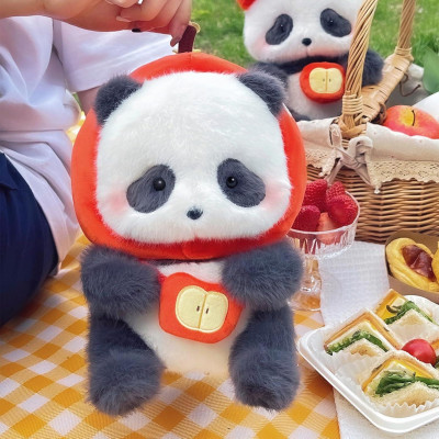 Đồ Chơi Thú Bông Panda Roll Apple Hat - 52Toys