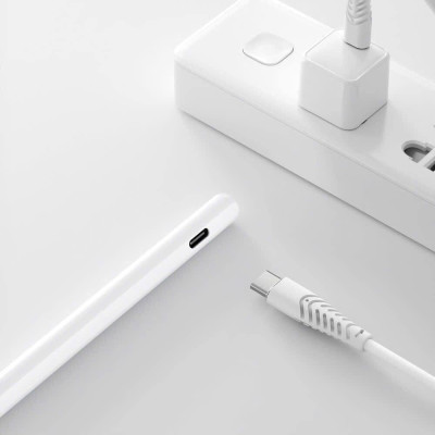Bút cảm ứng Wiwu W A03 cho iPad (từ 2018 trở đi) sạc nam châm, chống tỳ tay - hàng chính hãng