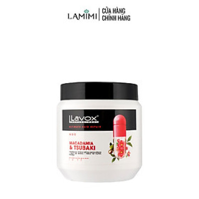Hấp dầu Lavox Macadamia & hoa trà đỏ Dưỡng Tóc