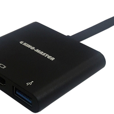 USB Hub Type C ra HDMI + USB 3.0 + PD Kingmaster KY-V125B