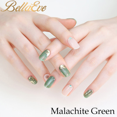 Set 34 Miếng Dán Móng Nhập Khẩu Hàn Quốc Silicon Không Keo Dán Bellaeve