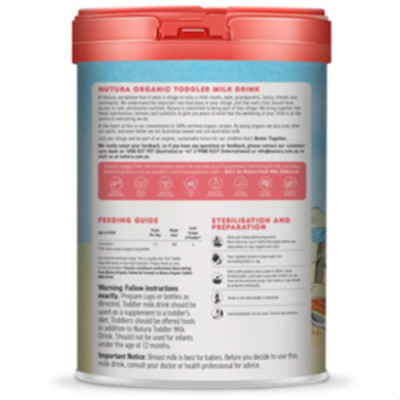 Sữa công thức Hữu cơ Nutura Organic số 3