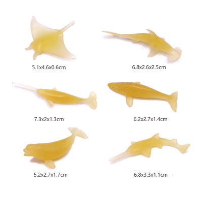 Set 24 đồ chơi mô hình động vật biển dạ quang cho bé