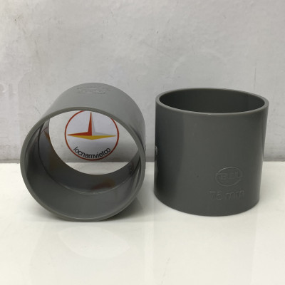 Nối 75 nhựa PVC Bình Minh (Plaint Socket)_N75M (5 cái)