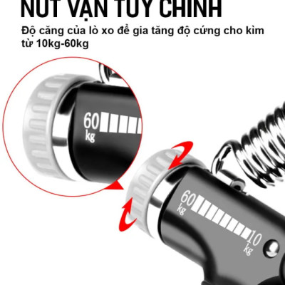 Combo 2 Món: Kìm Bóp Tay Có Máy Đếm Tập Cơ Tay Và Dây Nhảy Thể Lực Tập Gym Hiệu Quả - combo dây nhảy và kìm bóp tay