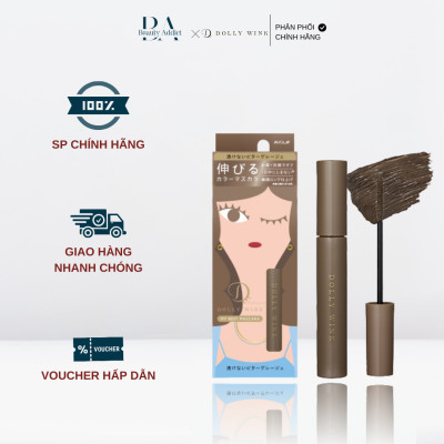 Mascara chống lem trôi màu xám đậm - Koji Dolly Wink My Best Mascara Bitter Greige